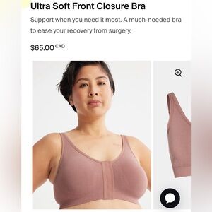 Knix Size XXXL Ultra Soft Front Closure Bra - Bisque, limited edition